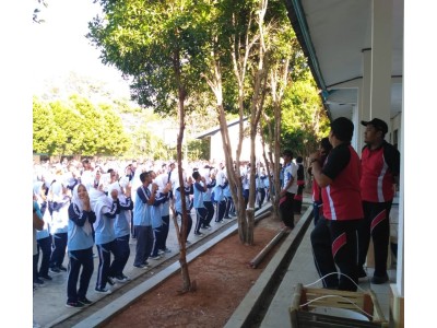 Semangat Memeriahkan HUT RI Ke 73. Kerja Kita Prestasi Bangsa.